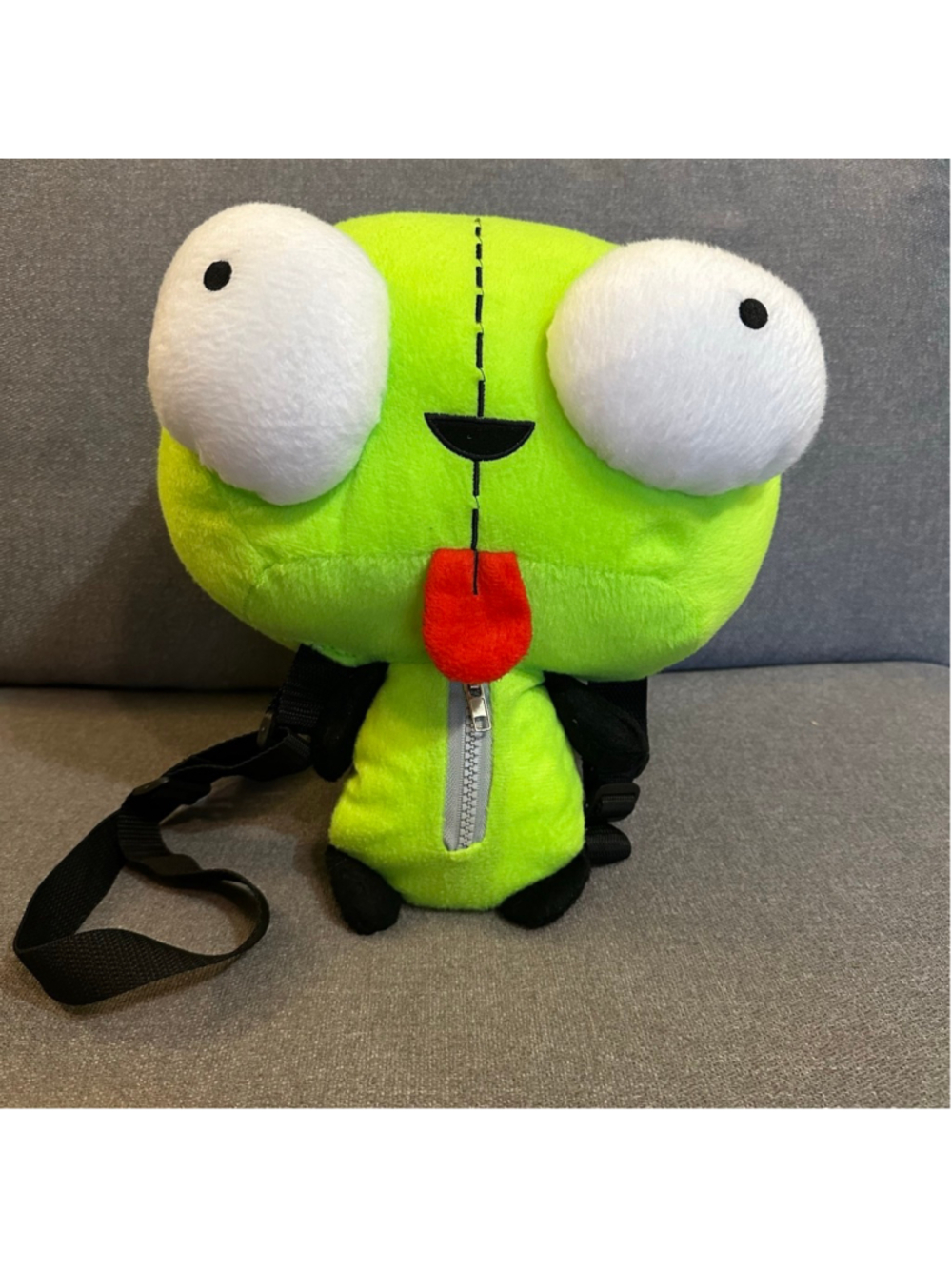 Invader Zim 3D Eyes Robot Gir Plush Bag Stuffed Backpack 14 inch